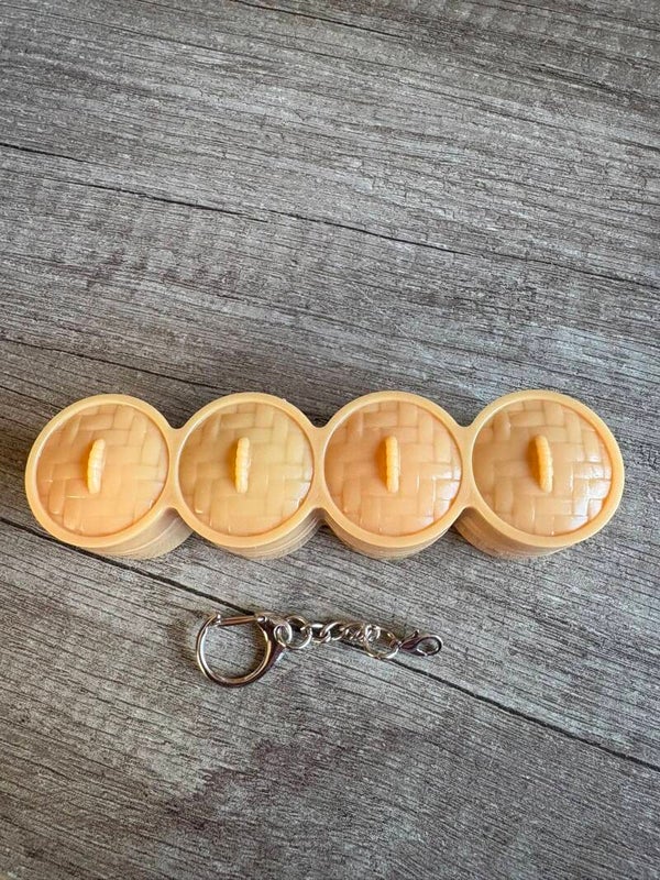 Nieuwe Dumpling Sleutelhanger met Licht en Clicker