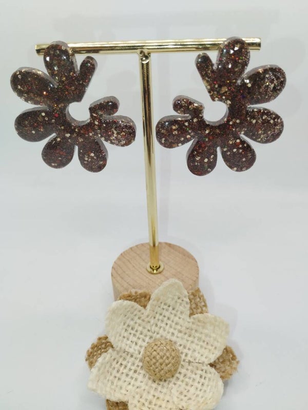 Modèle MARGUERITES - Jolie paire de fleurs - Dispo en plusieurs coloris (Copie)