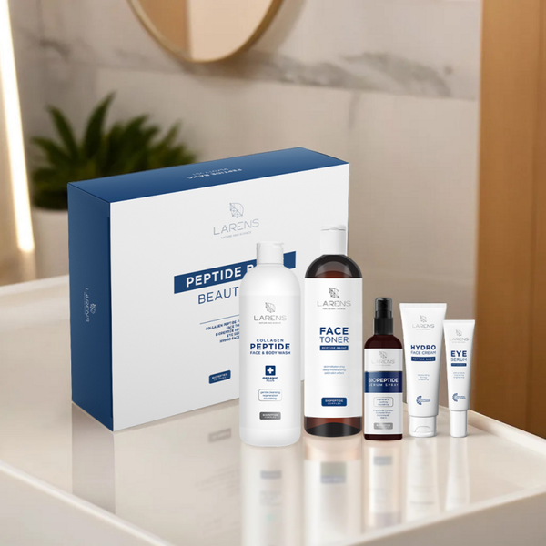 5 Prodotti per la cura della pelle ai peptidi di Larens Peptide Basic Beauty Set