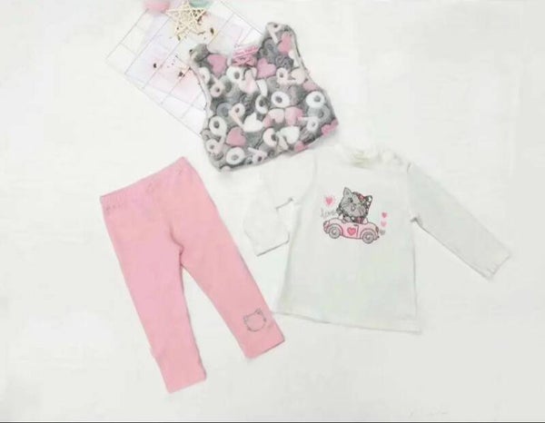 Meisjes setje 3 delig