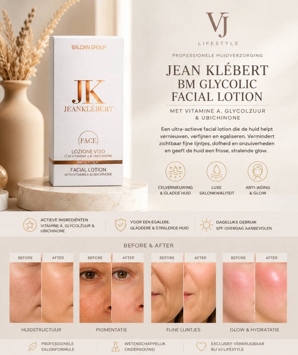 Jean Klébert BM Glycolic Facial Lotion – met vitamin A & ubiquinon - 50 ml
