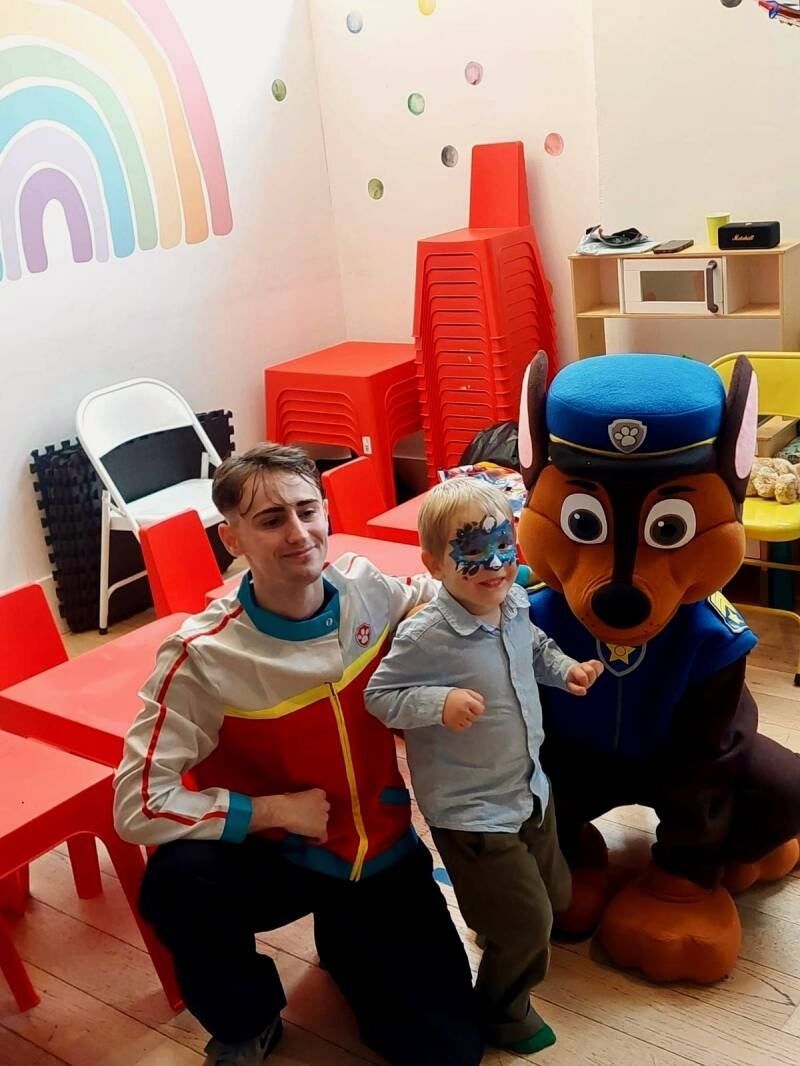 Paw Patrol themed children’s party entertainer in London