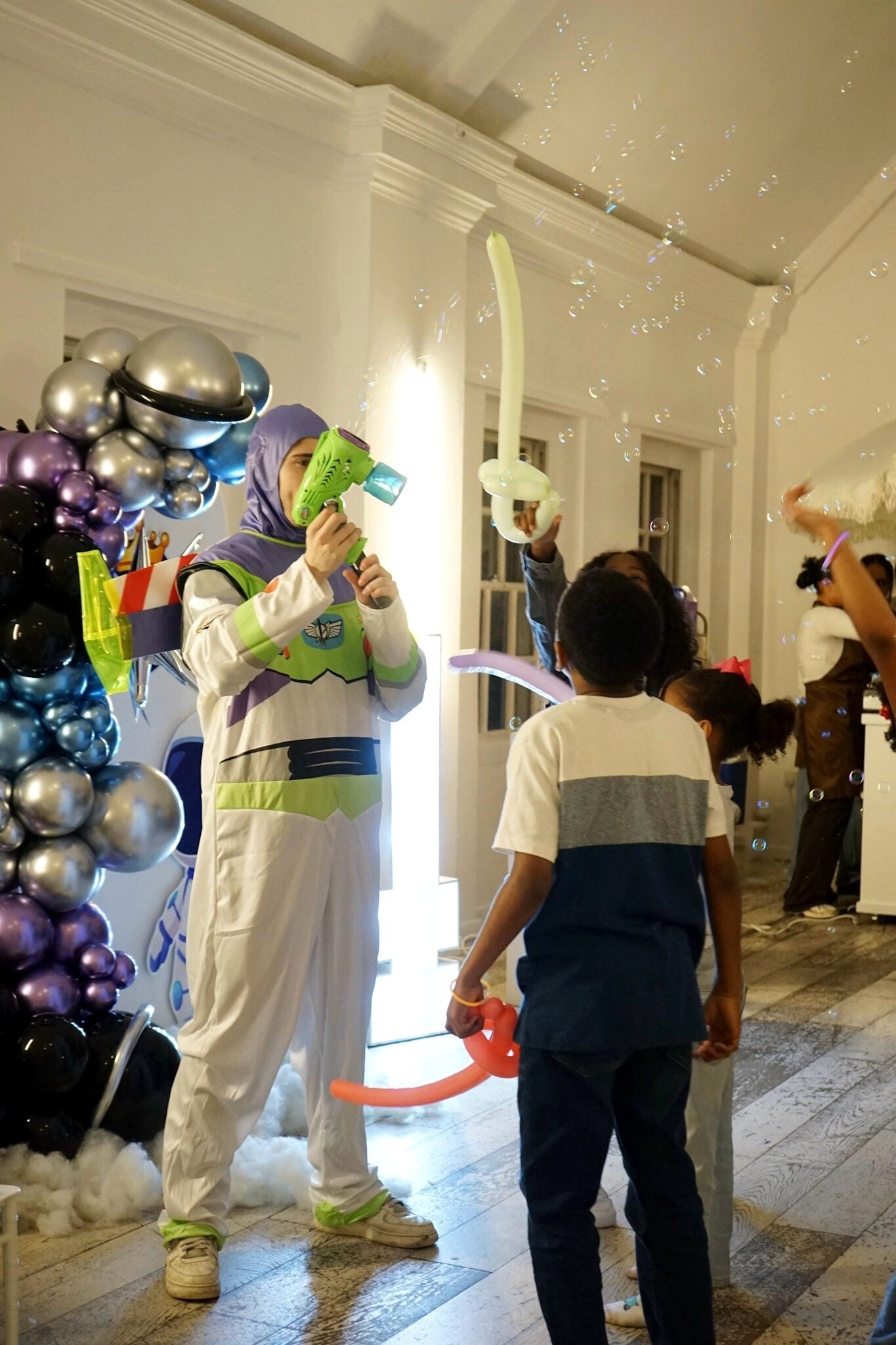 Buzz Lightyear themed children’s party entertainer in London
