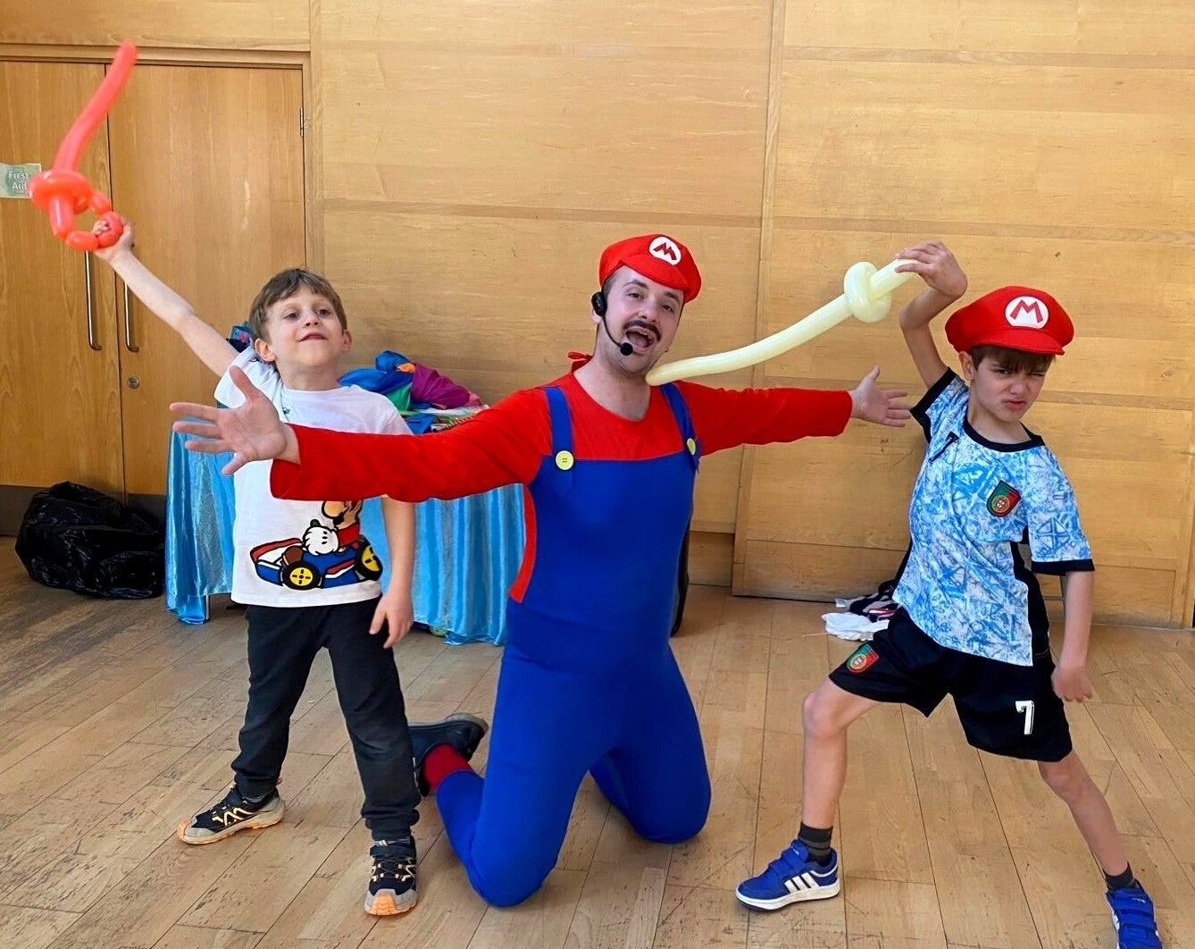 mario themed children’s party entertainer in London