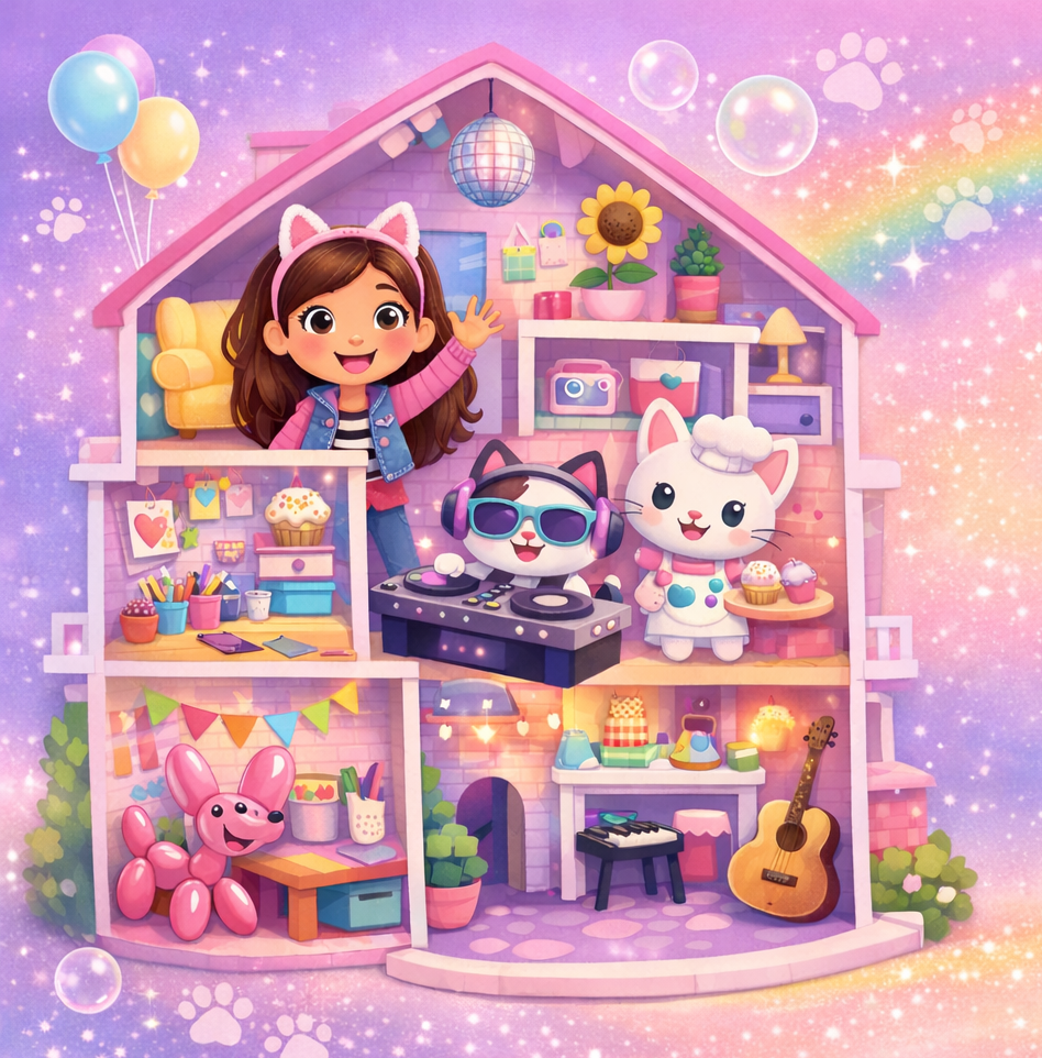 Gabby's Dollhouse children’s party entertainer in London