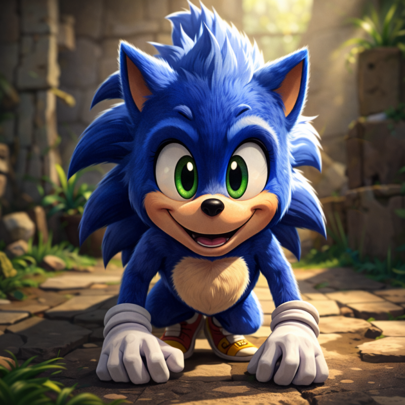 Sonic themed children’s dance party entertainer in London