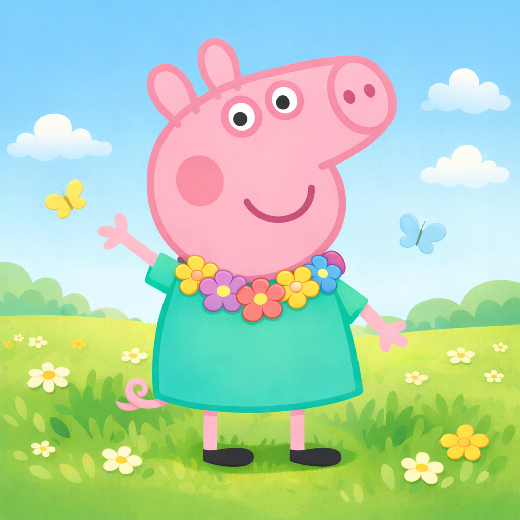 peppa pig children’s birthday party entertainer