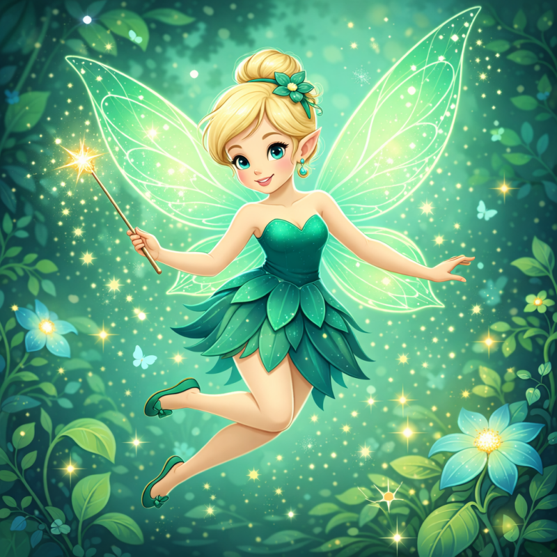 Fairy themed children’s dance party entertainer in London