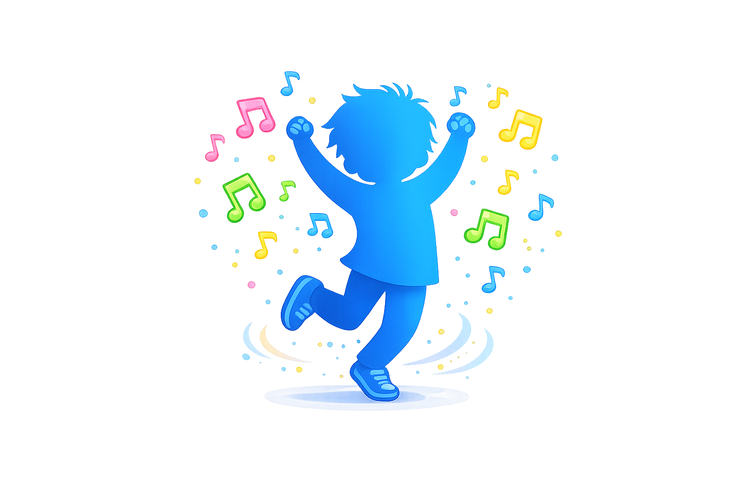 children dancing and having fun at a kids birthday party