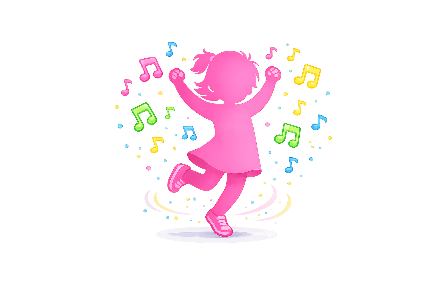 children dancing and having fun at a kids birthday party