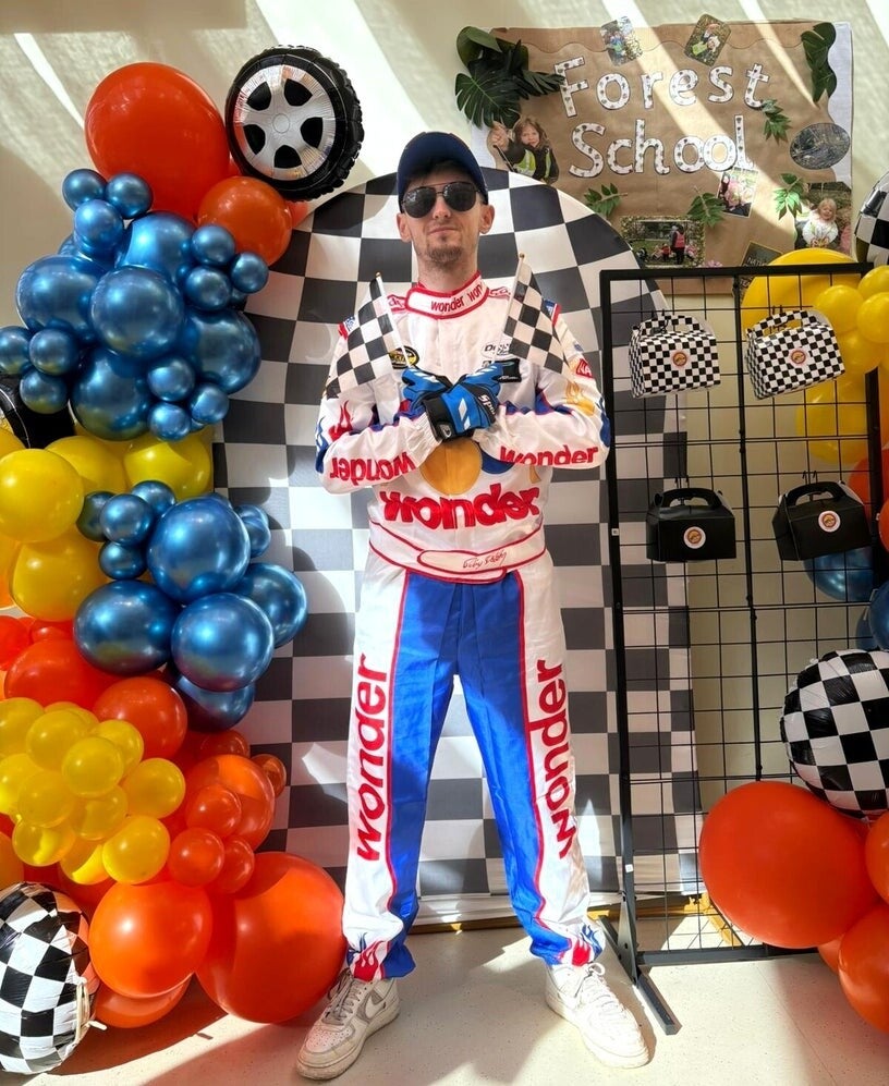 Cars themed children’s party entertainer in London