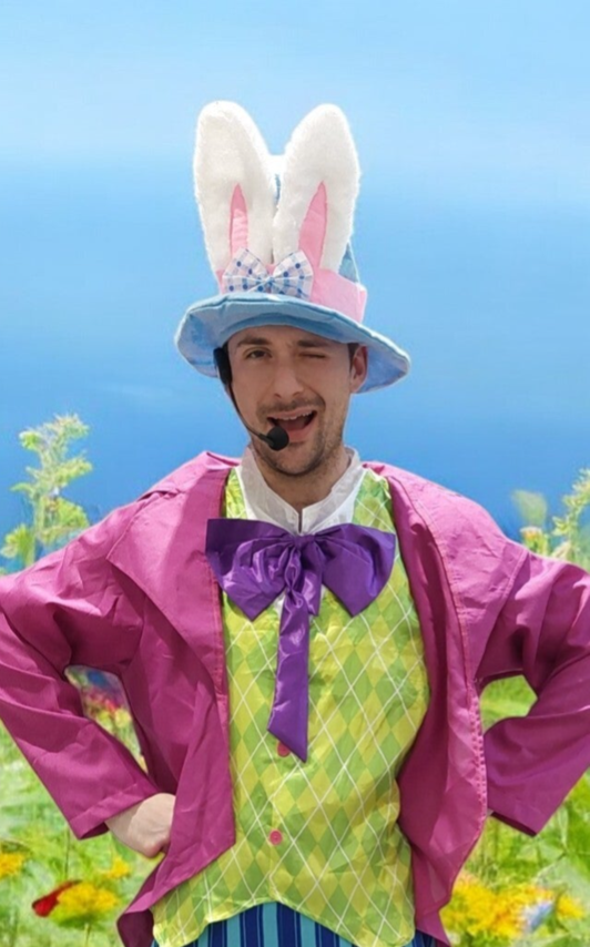 easter bunny themed children’s party entertainer in London