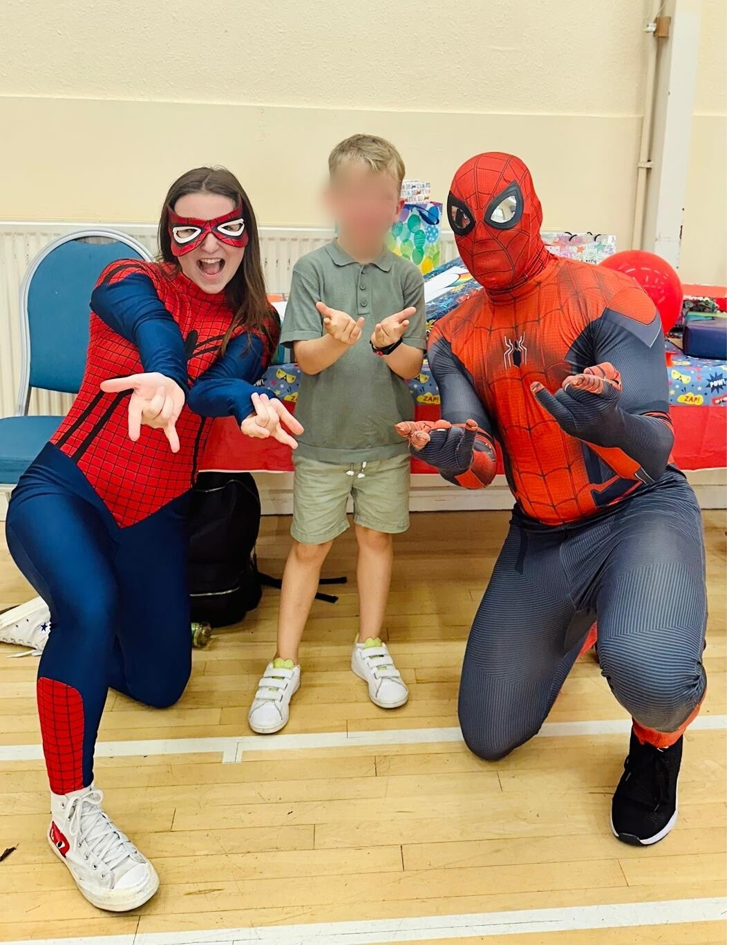 Spiderman themed children’s party entertainer in London