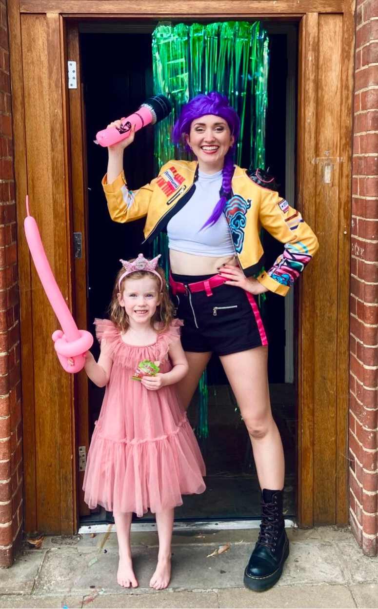 K-POP Demon Hunters themed children’s party entertainer in London