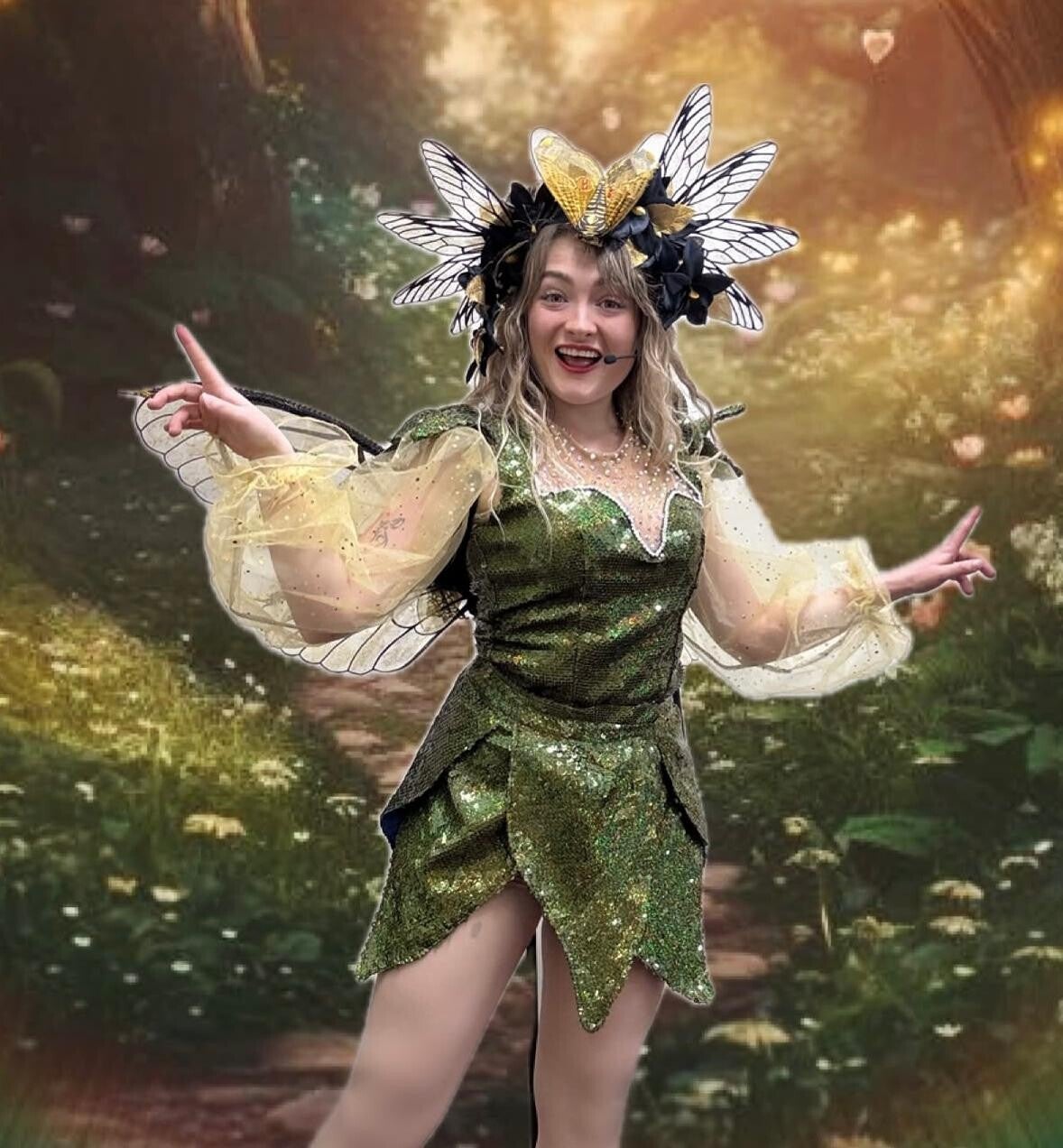 Fairy themed children’s dance party entertainer in London