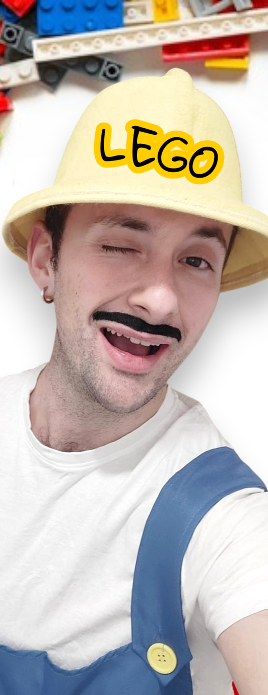 lego themed children’s party entertainer in London
