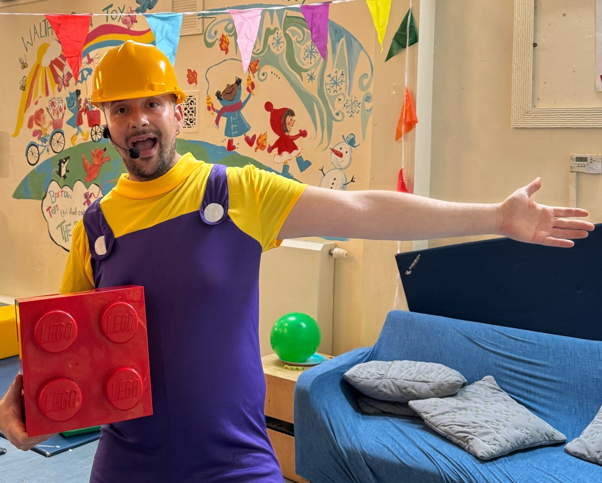 LEGO themed children’s party entertainer in London