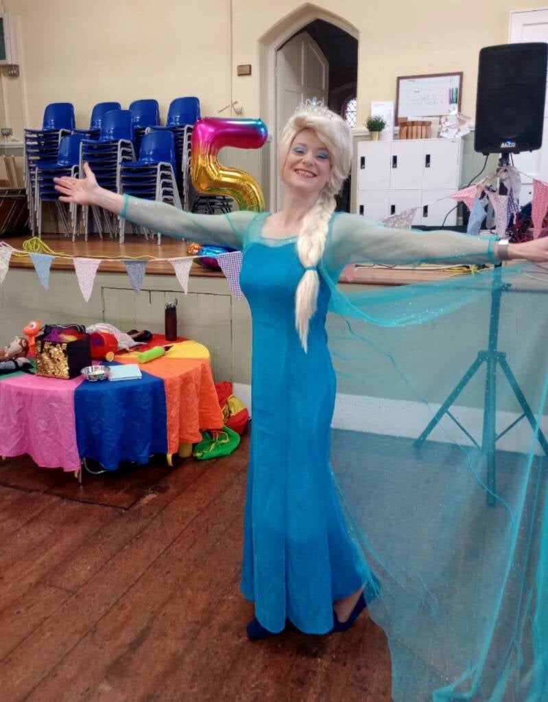 Princess themed children’s party entertainer in London