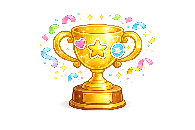 party prizes and rewards for children at a birthday celebration