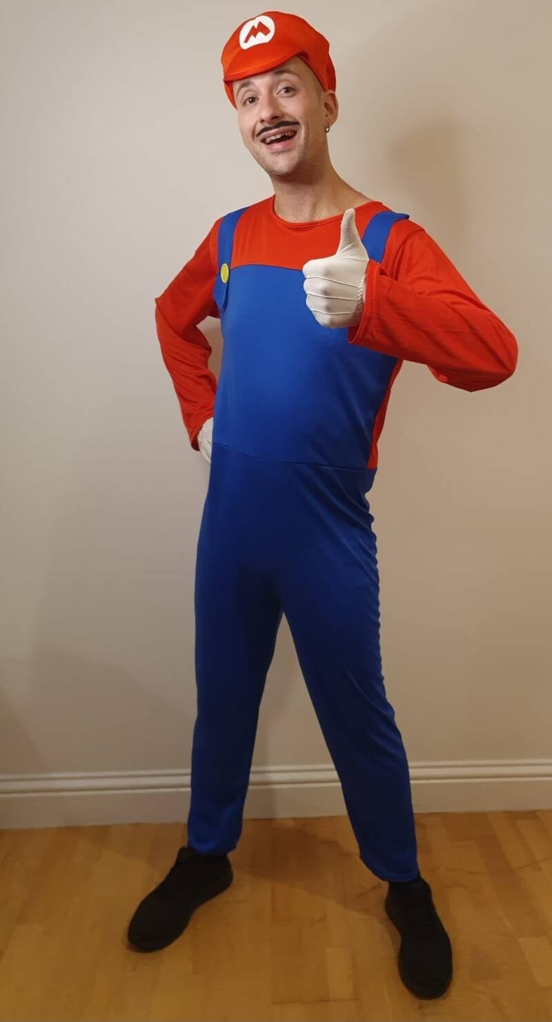 mario themed children’s party entertainer in London