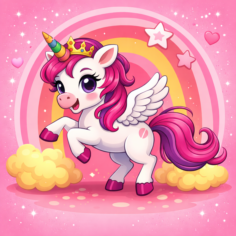 unicorn themed children’s party entertainer in London