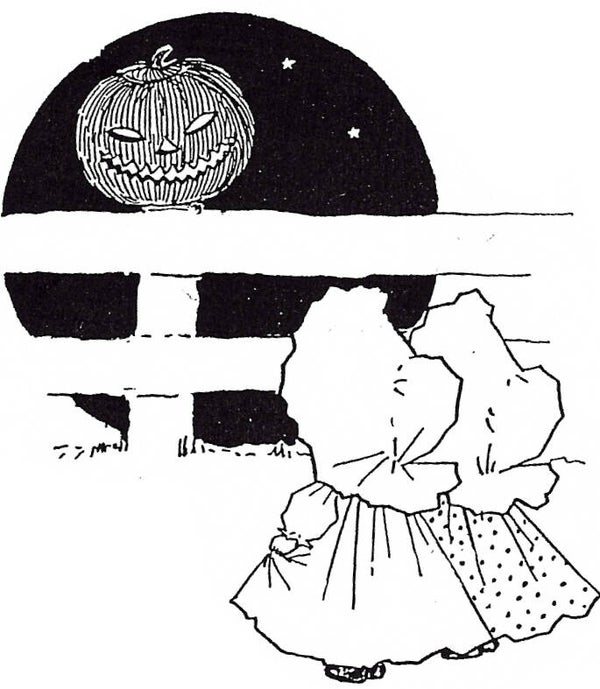 EI M1190/04/86 Maggie & Beth the big pumkin