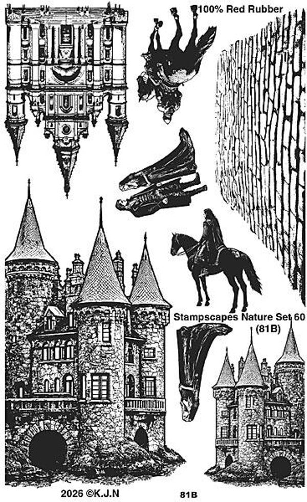 81B-UM Nature sheet 60 Majestic structures