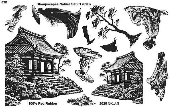 82B-UM Nature sheet 61 Zen figures