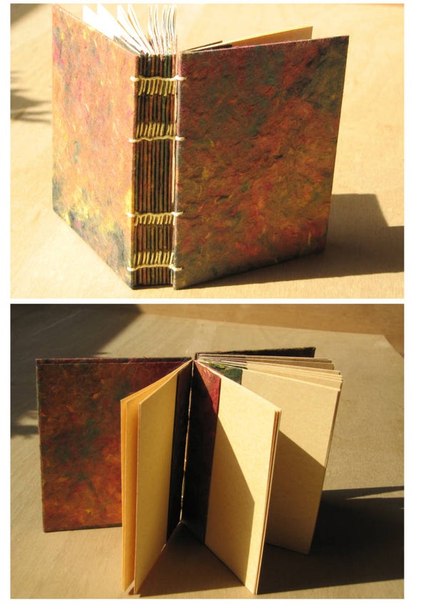 Blanket stitch journal