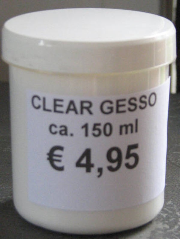 Gesso clear