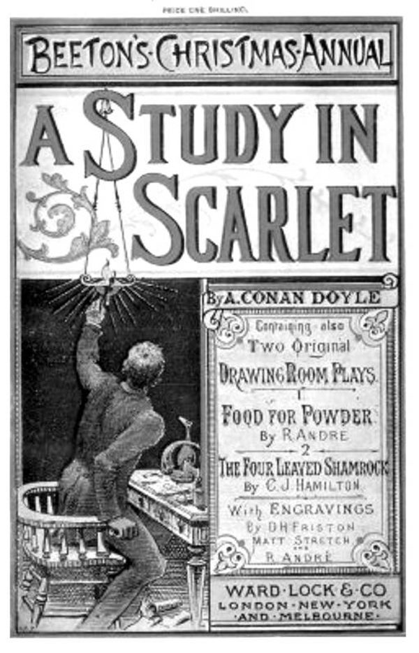 SW Q11020/114 Poster Study in scarlet