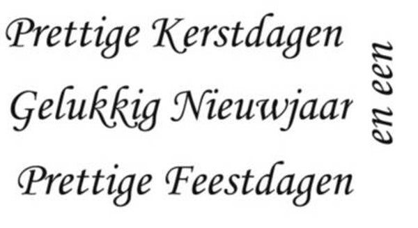 SW D06113/41 Kerstteksten