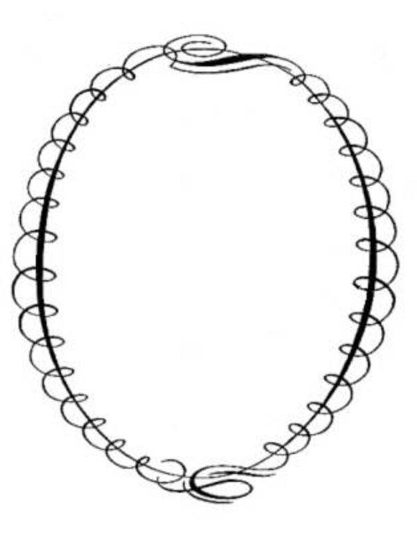 SW D22019/238 Lijst ovaal kringel