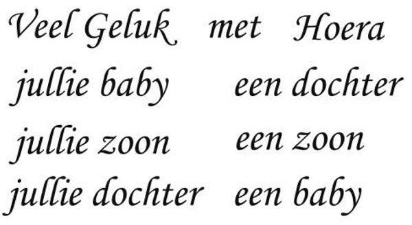 SW F06112/41 Geboorte teksten
