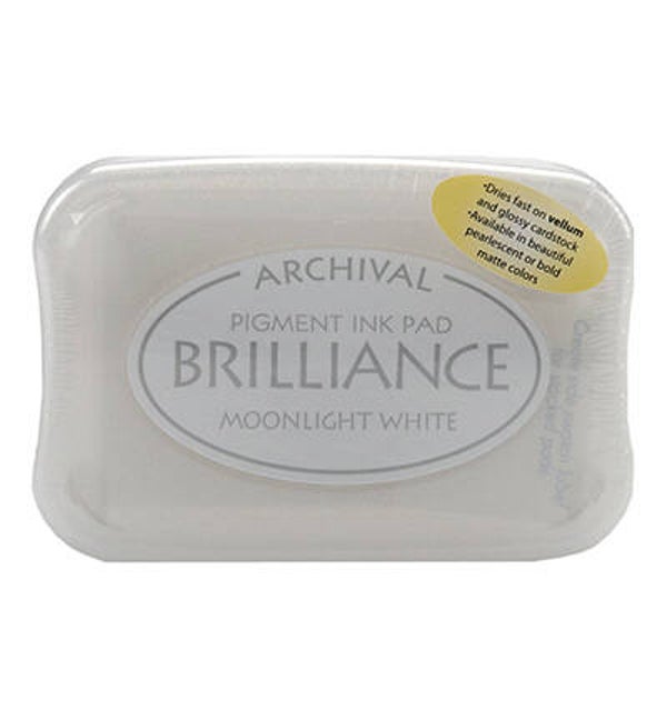 Brilliance inkpad Moonlight White