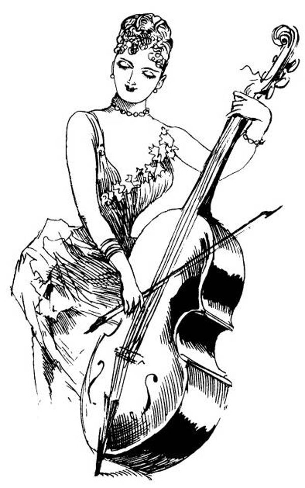 NS N9308 Woman playing violoncello