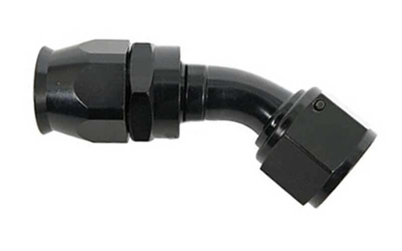 AN-08 45Grader teflonkobling sort