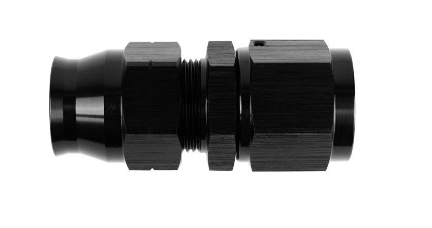 3/8 Aluminium rørkobling til AN-06 Hun sort