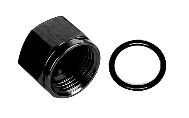 AN-08 Kappe hun kon/Med o-ring sort