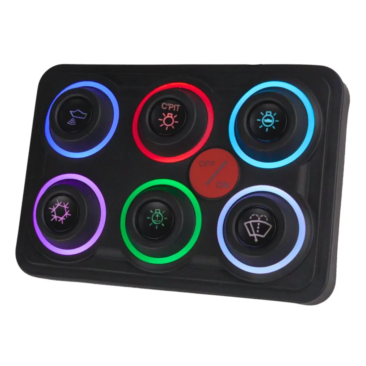 PDM6 Motorsport Knappesett & Relémodul