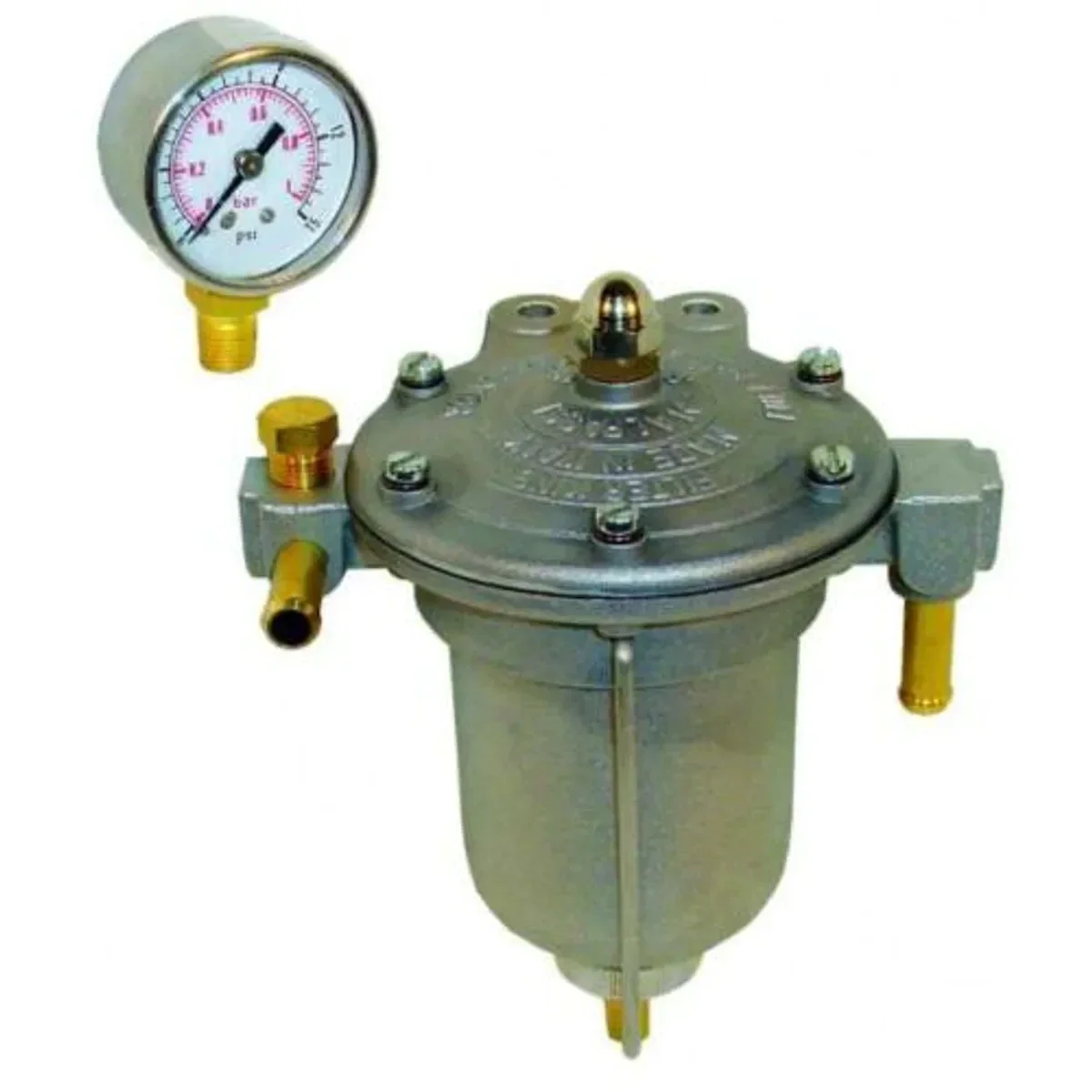 Trykkregulator 85mm m/manometer