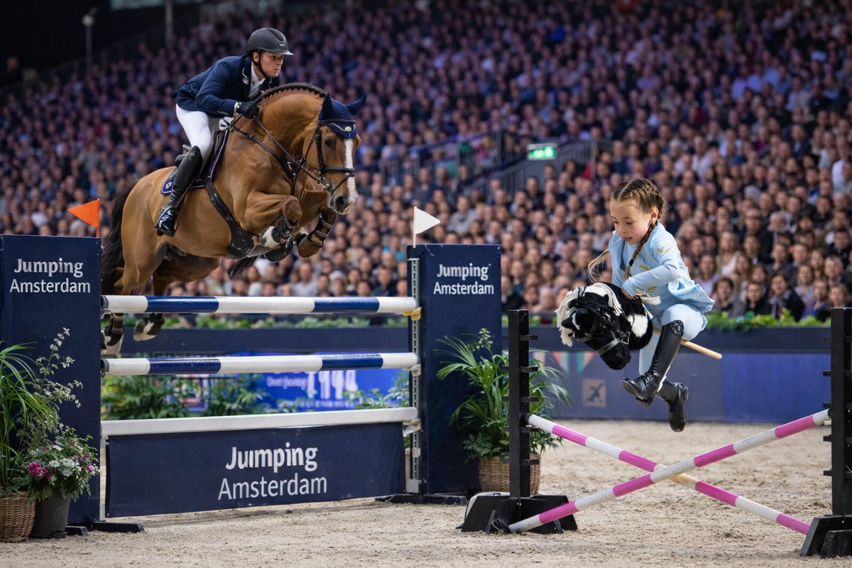 Mini Jump op Jumping Amsterdam 2026 | Hobbyhorse & kinderparcours