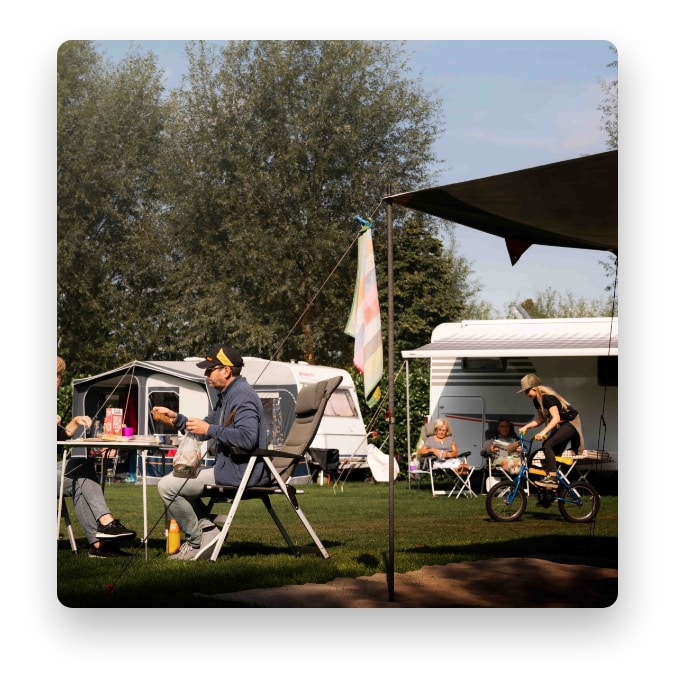 Camping in Heusden voor tenten en caravans