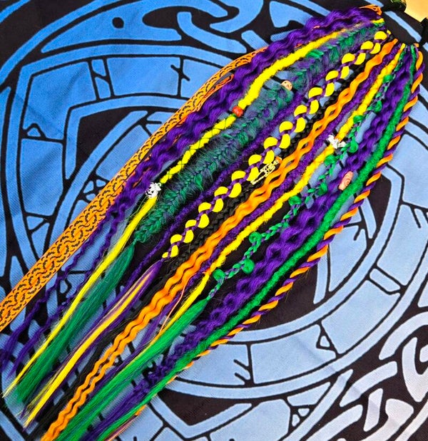 Handmade Halloween Dreadlock Ponytail – 24 Inch Synthetic Kanekalon Hair