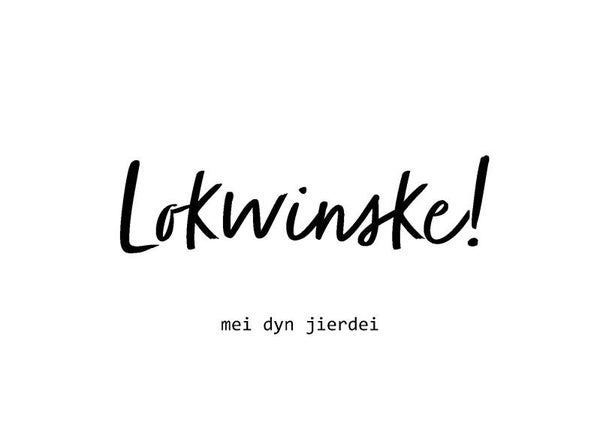 Postkaart - Lokwinske! - Frysk - by Twist Lifestyle