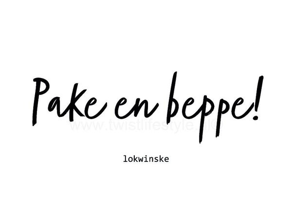Postkaart - Pake en beppe! - Frysk - by Twist Lifestyle