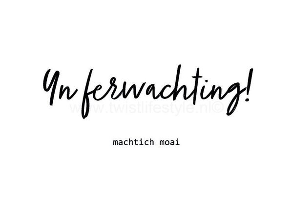 Postkaart - Yn ferwachting! - Frysk - by Twist Lifestyle