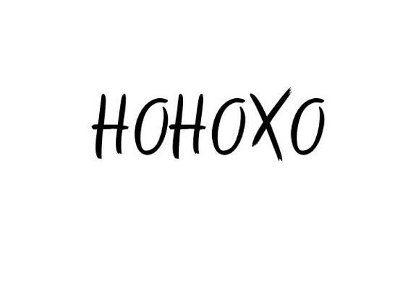 Kerstkaart Twist Lifestyle - Hohoxo!