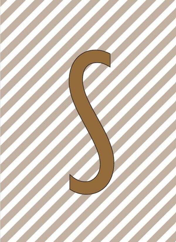 Postkaart - Letter - S