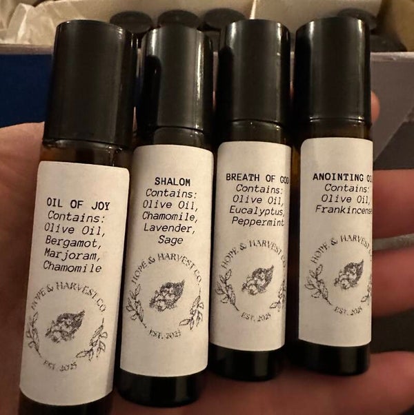 Essential oil roller ball blends